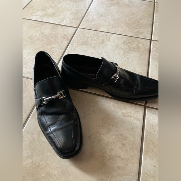 Size 10.5 Extremely well-cared for Johnson and Murphy Men's black shoes - Picture 4 of 8